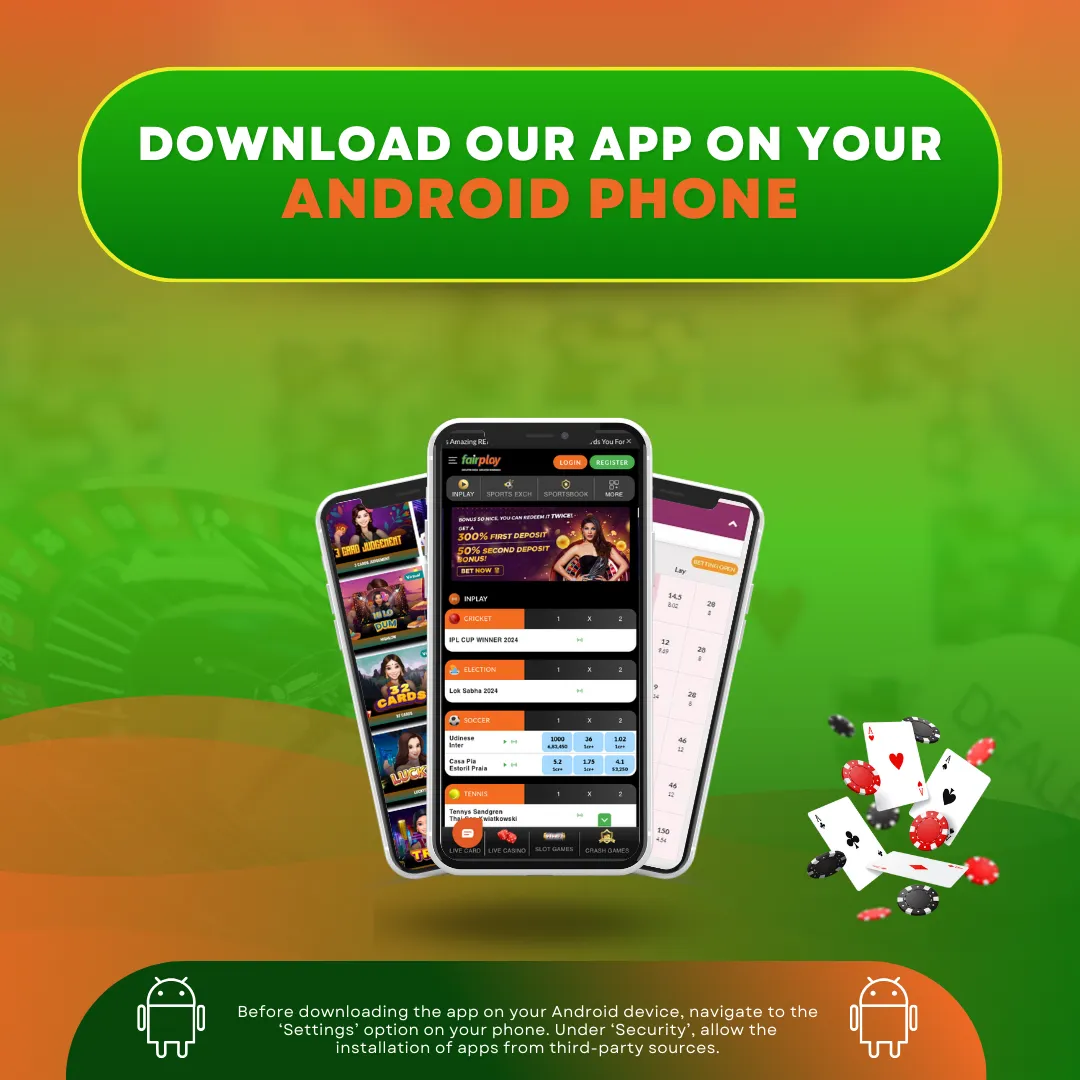 download our app on android phone fairplay